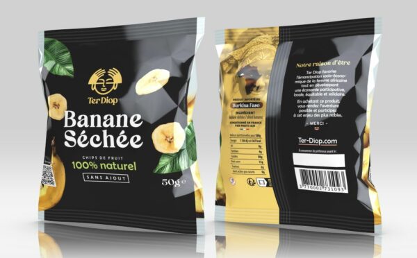 La banane séchée