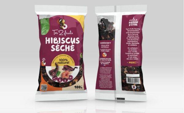 Les fleurs d’hibiscus séchées